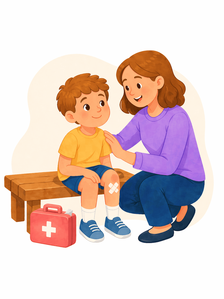 Medical social stories illustration